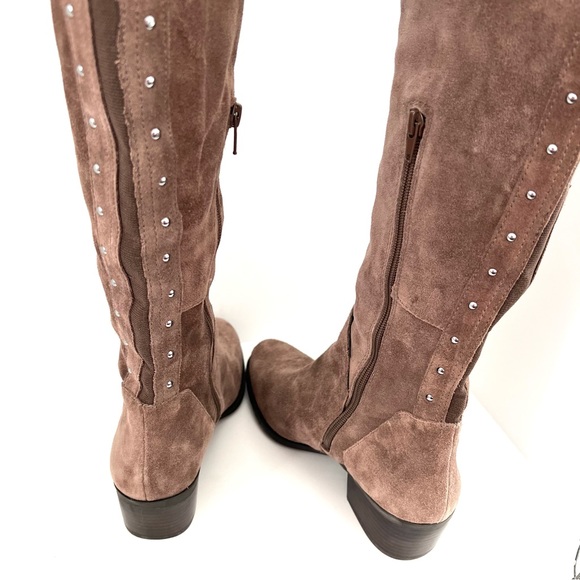 Vince Camuto Briella Taupe Over the Knee Boots 8 - Picture 8 of 13